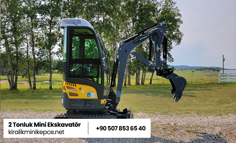 2 Tonluk Mini Ekskavatör Hizmetleri & Kiralikminikepce.net | Şahinler Makine Kiralama